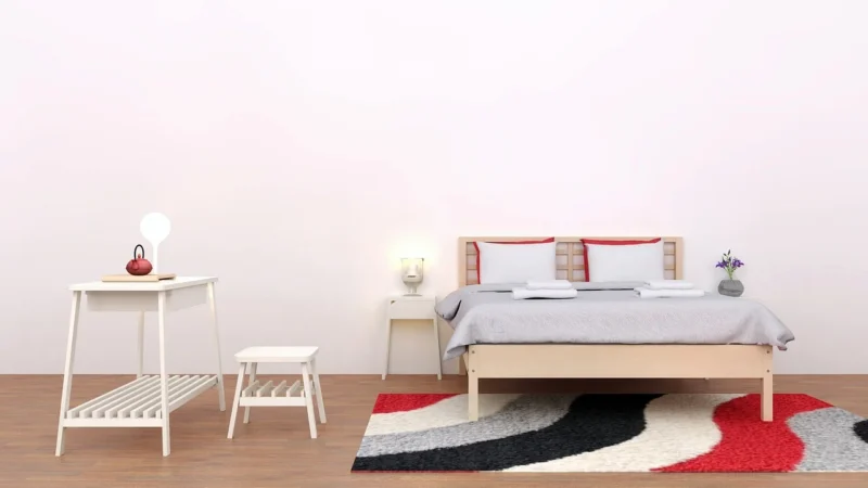 Forte Łóżko 180X200 Ksml181-D43 Kashmir Pinia Biała