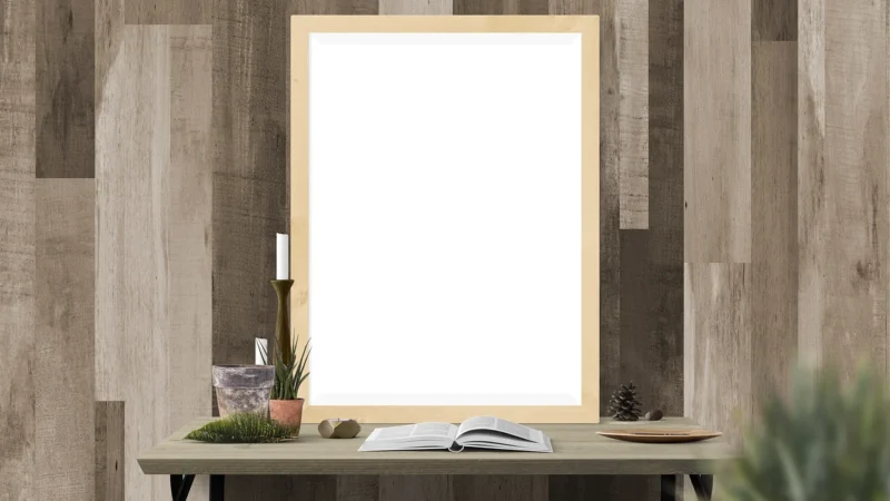 Gieradesign Lustro Fusion Corrosi/Pasek Miedziany 40X105Cm Fus/Cor/Pm/40X105