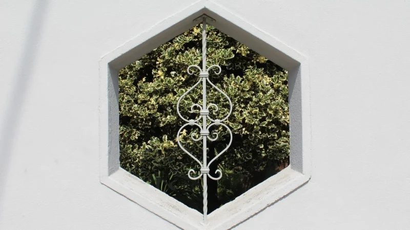 LUSTRO DEKORACYJNE HEXAGON 8 SZTUK