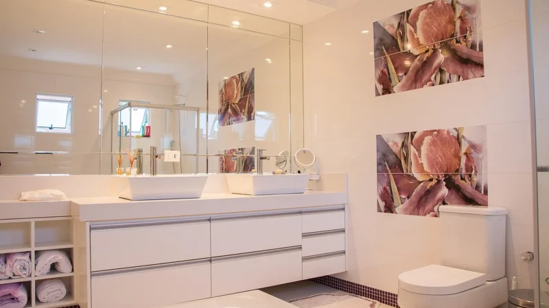 Lustro Łazienkowe 80×80 Ruke Tavi Silver